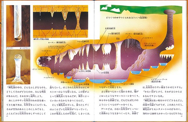 絵本「どうくつをたんけんする」の一コマ2