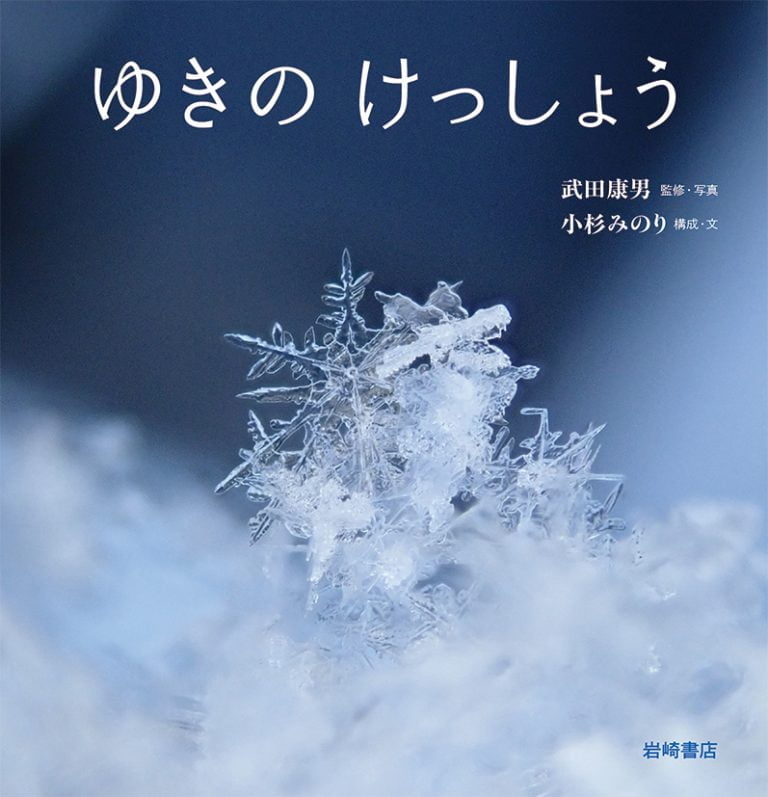 絵本「ゆきのけっしょう」の表紙（詳細確認用）（中サイズ）