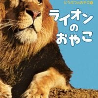 絵本「ライオンのおやこ」の表紙（サムネイル）