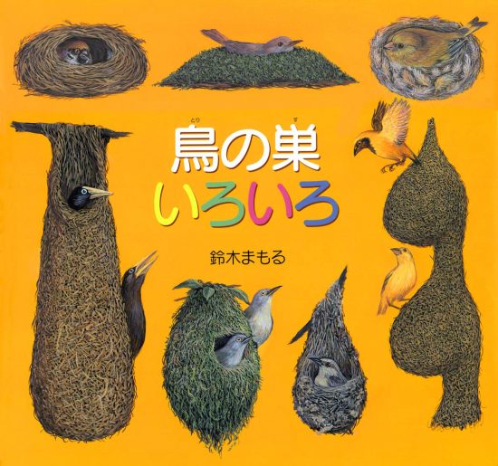 絵本「鳥の巣いろいろ」の表紙（全体把握用）（中サイズ）