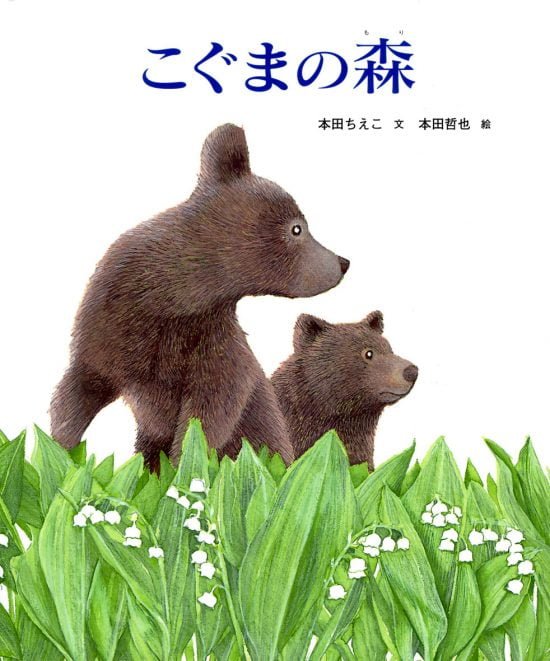 絵本「こぐまの森」の表紙（全体把握用）（中サイズ）