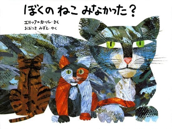 絵本「ぼくの ねこ みなかった？」の表紙（全体把握用）（中サイズ）