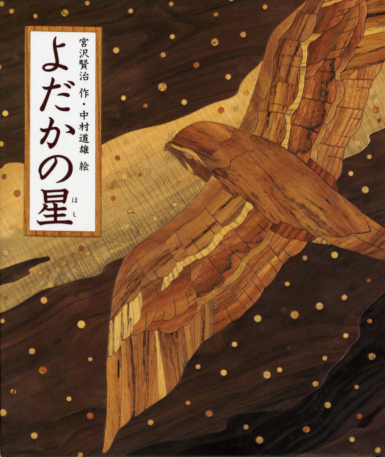 絵本「よだかの星」の表紙（詳細確認用）（中サイズ）