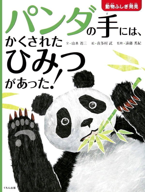 絵本「パンダの手にはかくされたひみつがあった！」の表紙（詳細確認用）（中サイズ）