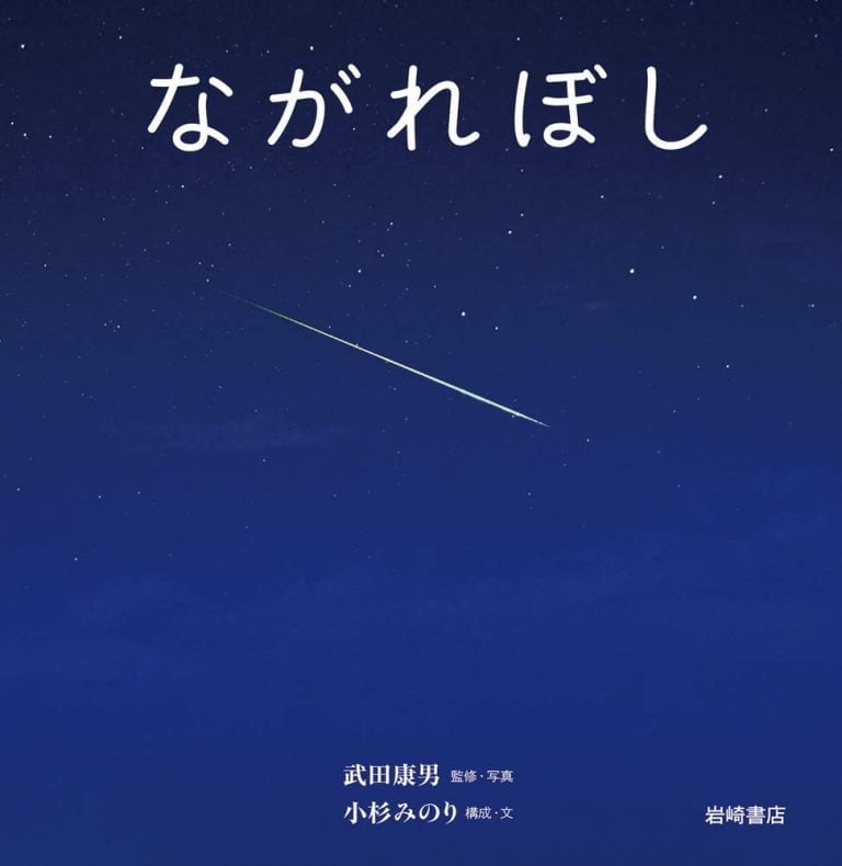 絵本「ながれぼし」の表紙（詳細確認用）（中サイズ）