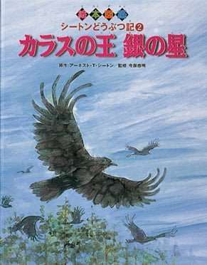 絵本「カラスの王 銀の星」の表紙（詳細確認用）（中サイズ）