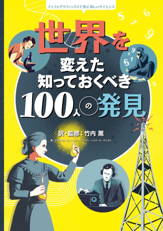 絵本「世界を変えた 知っておくべき１００人の発見」の表紙（全体把握用）（中サイズ）