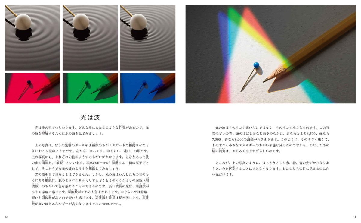 絵本「写真科学絵本 ひとすじの光」の一コマ4