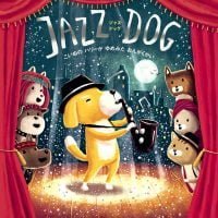 絵本「ＪＡＺＺ ＤＯＧ ジャズドッグ こいぬのハリーがゆめみた おんがくかい」の表紙（サムネイル）