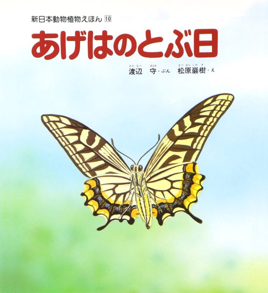 絵本「あげはのとぶ日」の表紙（全体把握用）（中サイズ）