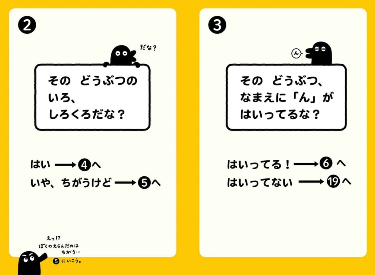 絵本「コんガらガっち きみのあたまの中、ズバリあててやる！の本」の一コマ4