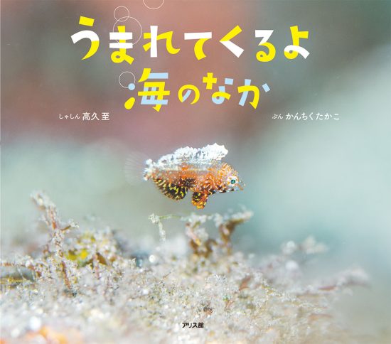 絵本「うまれてくるよ 海のなか」の表紙（全体把握用）（中サイズ）