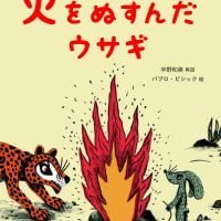 絵本「火をぬすんだウサギ」の表紙（サムネイル）