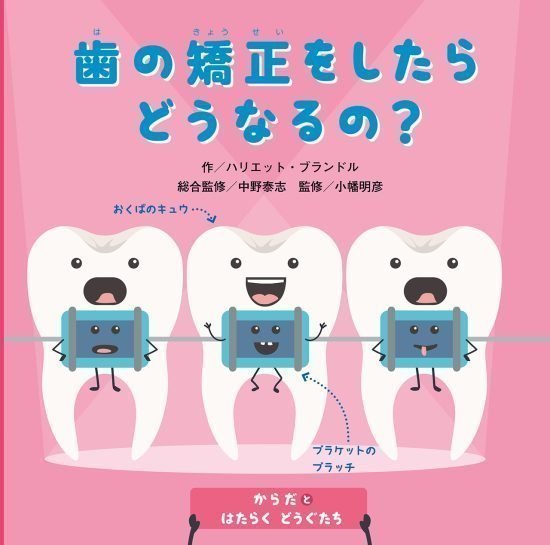 絵本「歯の矯正をしたらどうなるの？」の表紙（中サイズ）