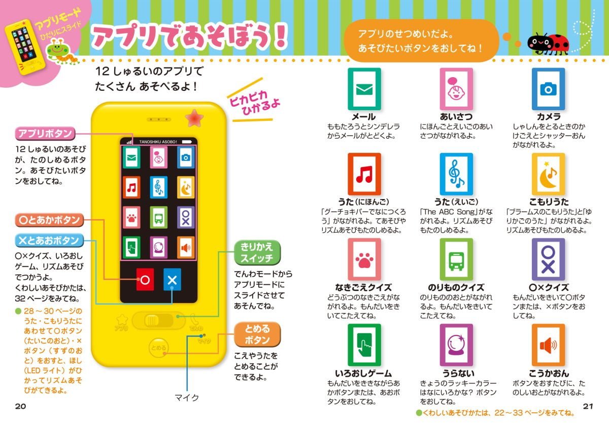 絵本「たのしくあそぼ！ スマホえほん」の一コマ3