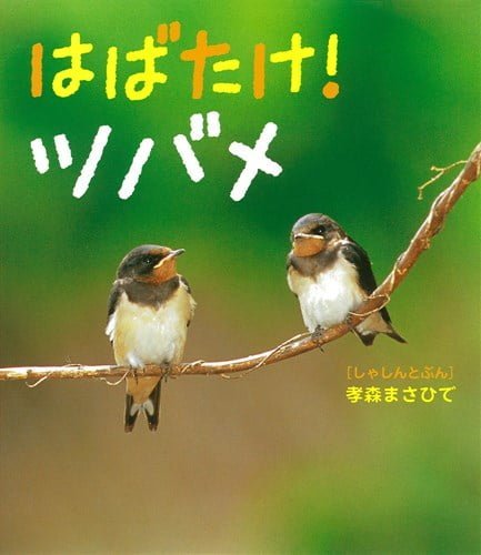 絵本「はばたけ！ツバメ」の表紙（詳細確認用）（中サイズ）