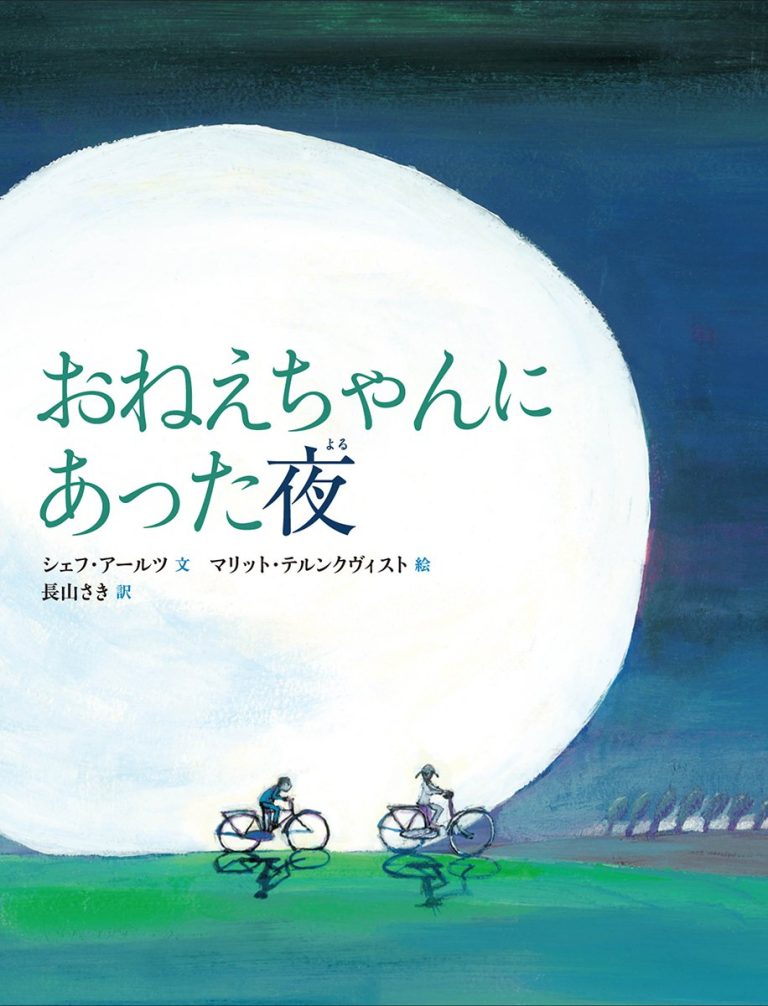 絵本「おねえちゃんにあった夜」の表紙（詳細確認用）（中サイズ）