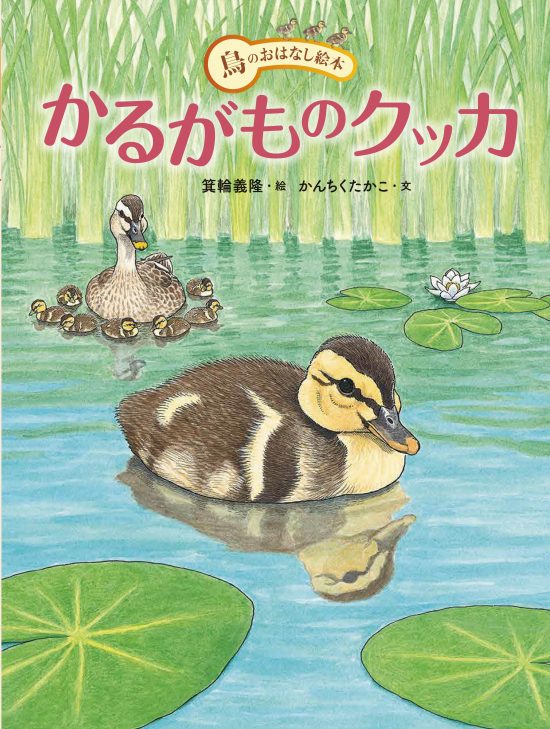 絵本「かるがものクッカ」の表紙（中サイズ）