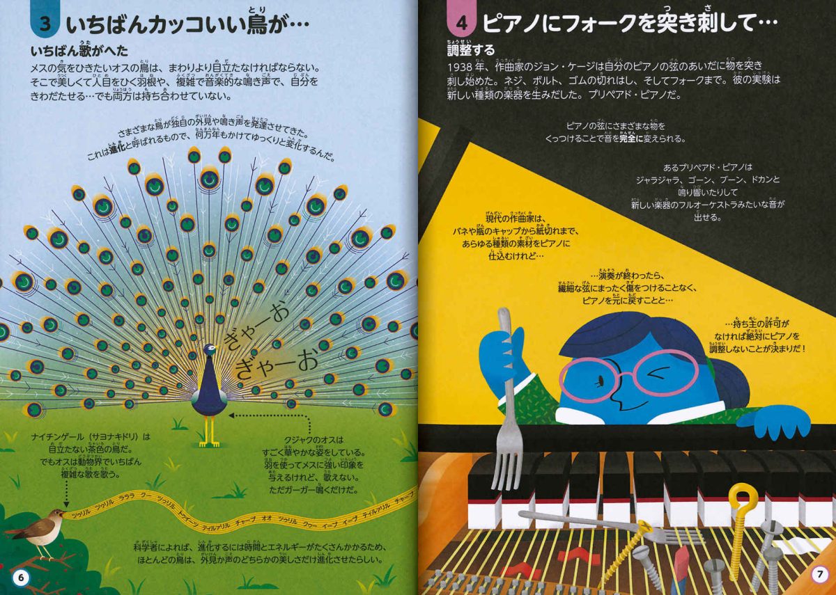 絵本「音楽について知っておくべき100のこと」の一コマ2