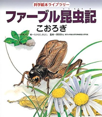 絵本「ファーブル昆虫記 こおろぎ」の表紙（詳細確認用）（中サイズ）