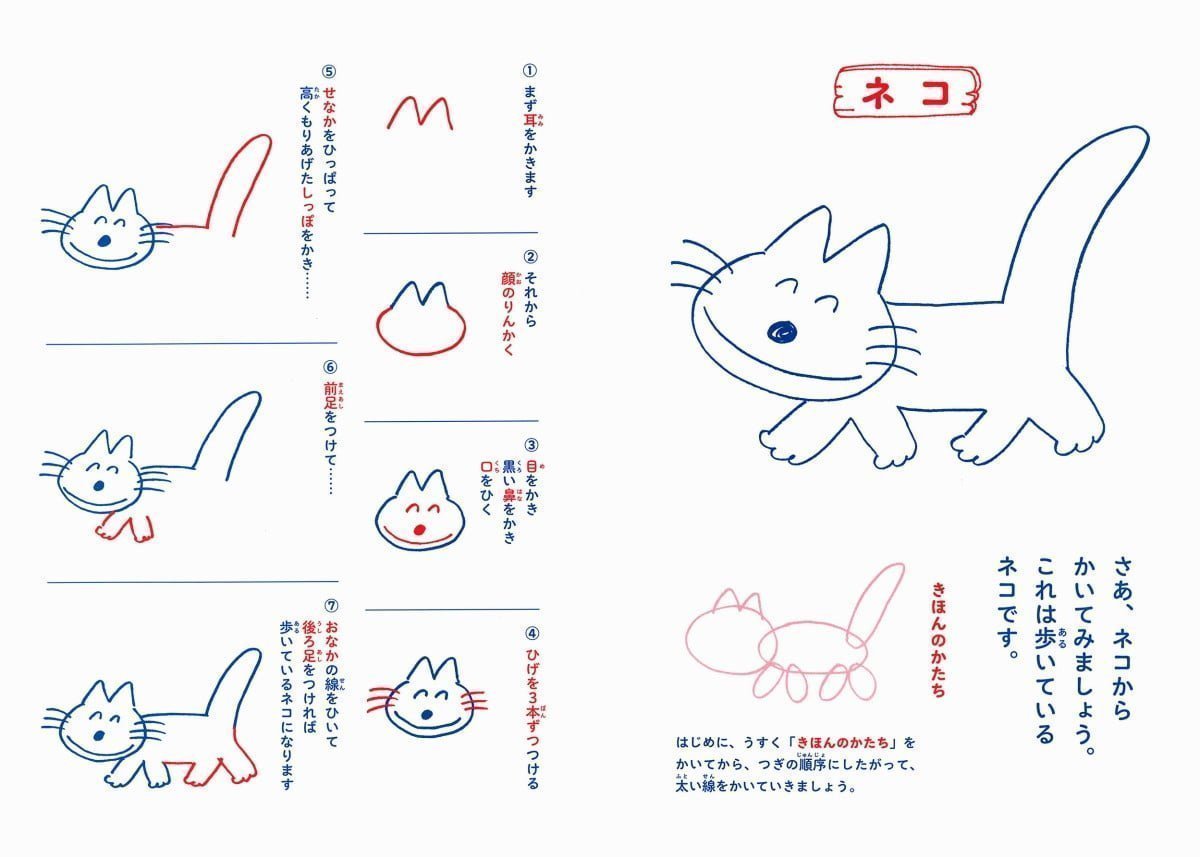 絵本「馬場のぼるのおえかき教室」の一コマ