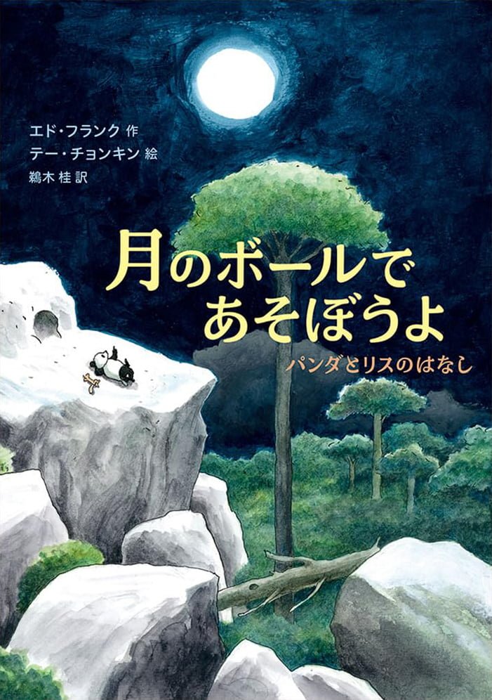 絵本「月のボールであそぼうよ」の表紙（詳細確認用）（中サイズ）