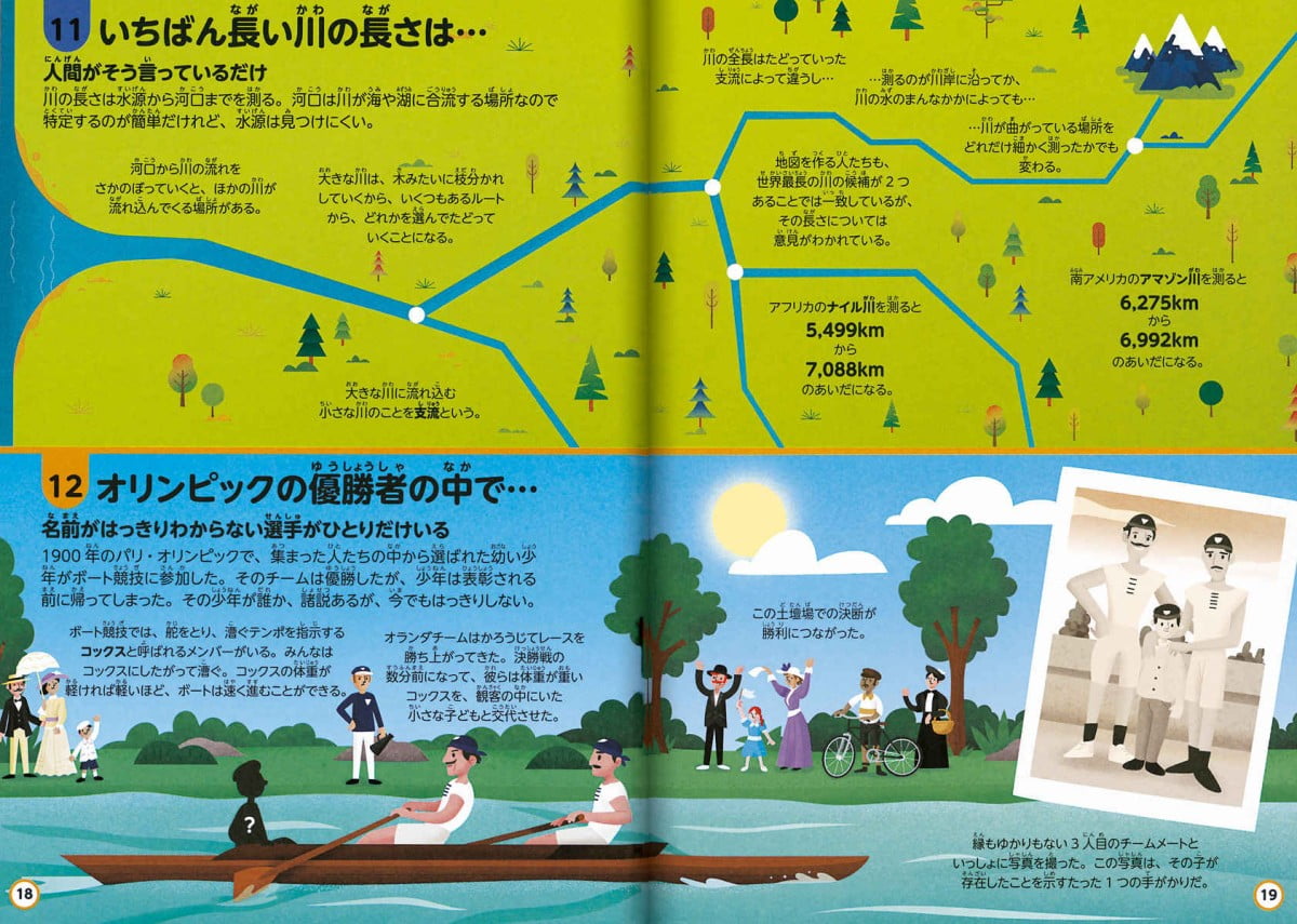 絵本「世界の不思議と謎について知っておくべき100のこと」の一コマ8