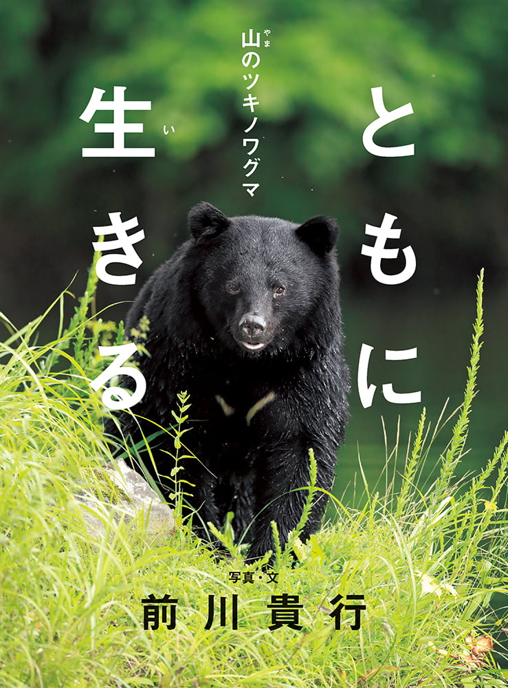 絵本「ともに生きる 山のツキノワグマ」の表紙（詳細確認用）（中サイズ）