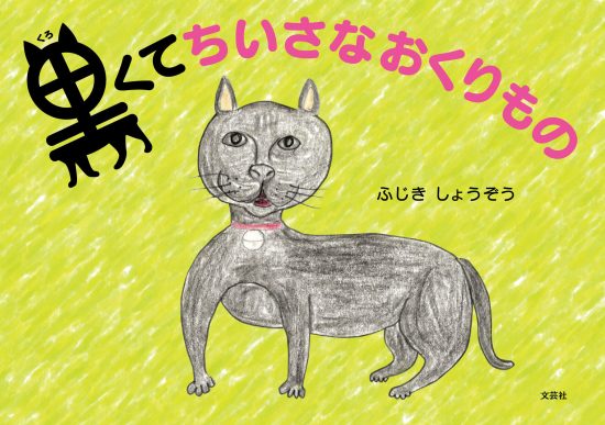 絵本「黒くてちいさなおくりもの」の表紙（全体把握用）（中サイズ）