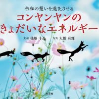 絵本「令和の想いを進化させる コンヤンヤンのきょだいなエネルギー」の表紙（サムネイル）