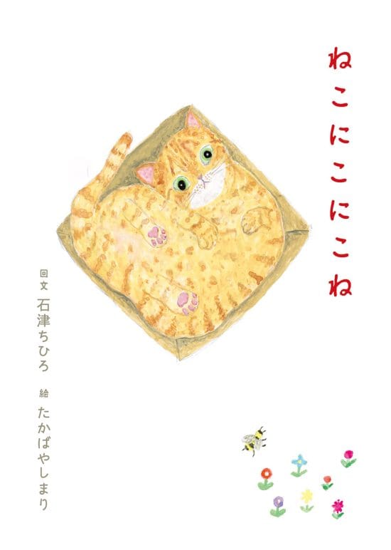 絵本「ねこにこにこね」の表紙（全体把握用）（中サイズ）