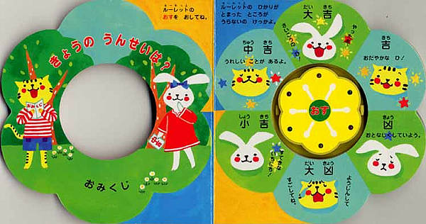 絵本「うらないだいすき」の中面