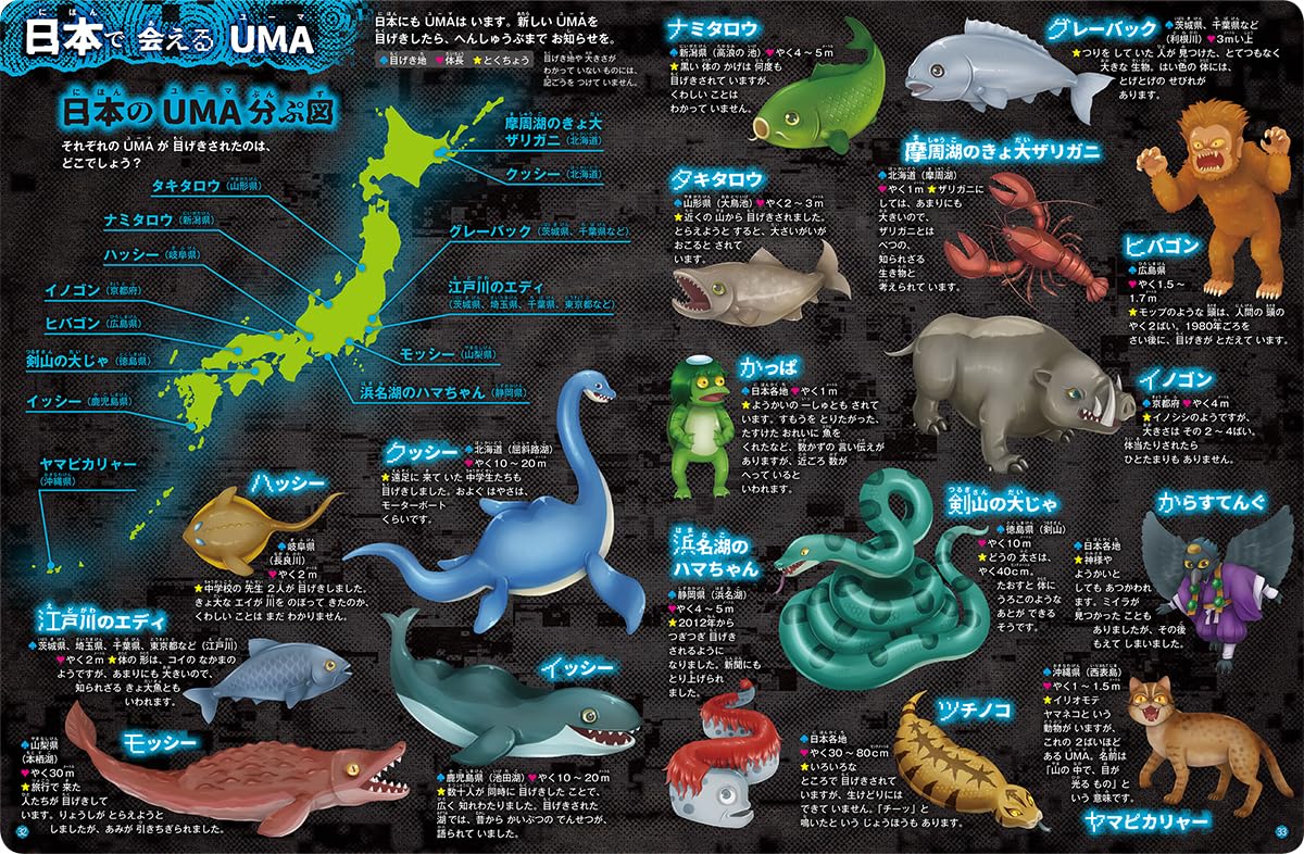 絵本「まぼろしの生き物 UMA」の中面6