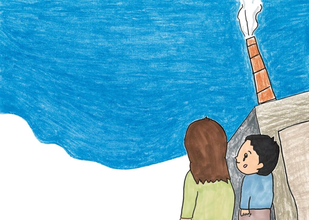 絵本「てんしのふうちゃん」の中面4