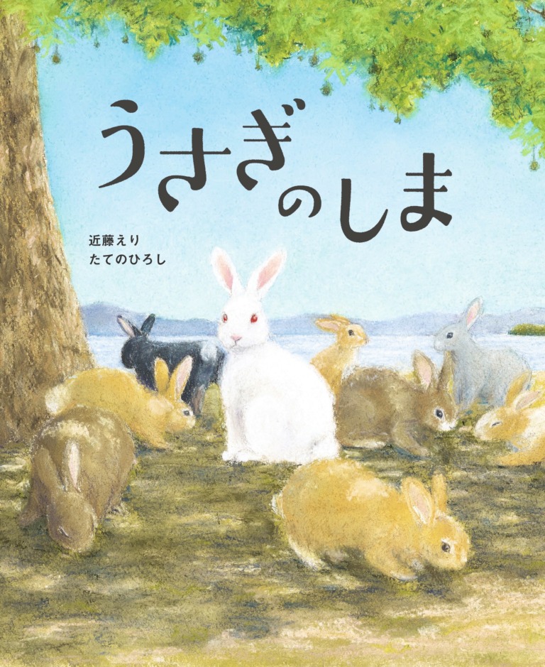 絵本「うさぎのしま」の表紙（詳細確認用）（中サイズ）