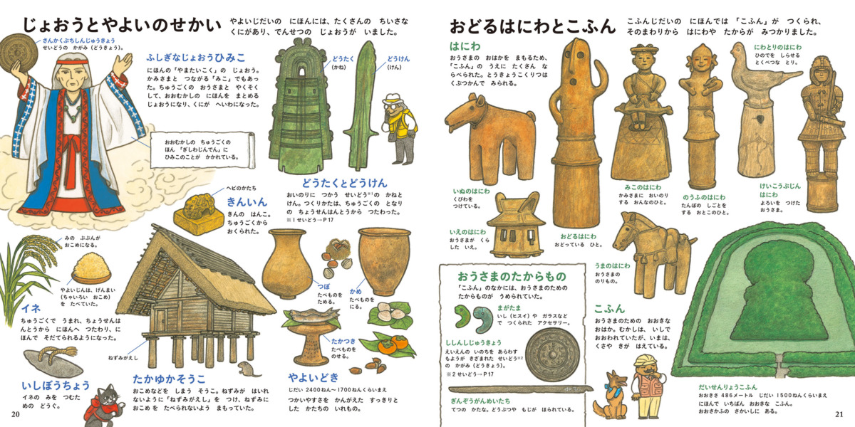 絵本「こだいのなぞとふしぎのずかん」の中面3