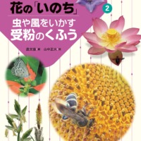 絵本「虫や風をいかす受粉のくふう(くらべて発見 花の「いのち」2)」の表紙（サムネイル）