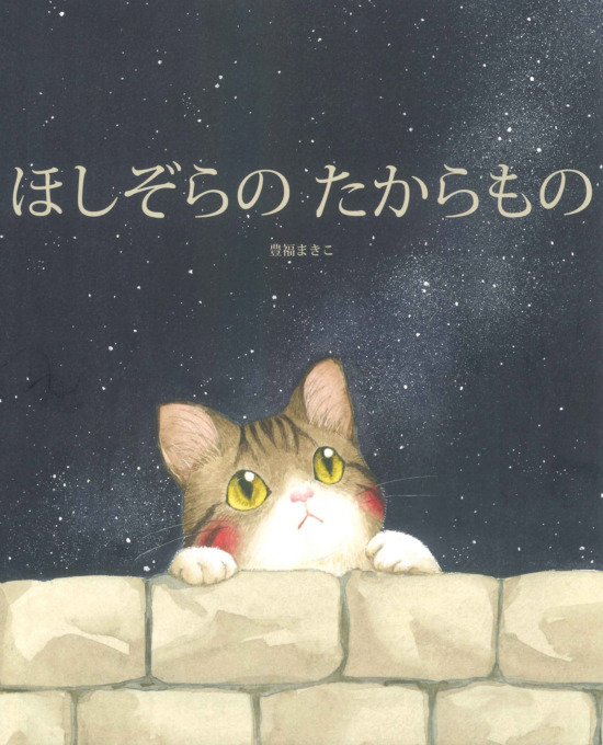 絵本「ほしぞらのたからもの」の表紙（全体把握用）（中サイズ）