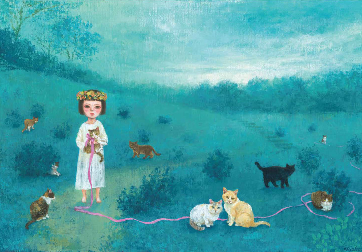 絵本「歌画集 花やゆうれい」の中面