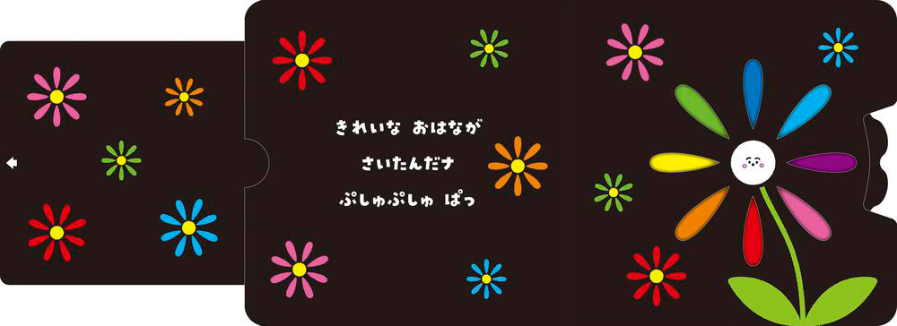 絵本「シナぷしゅのうごくえほん ぷしゅぷしゅぱっ」の中面3