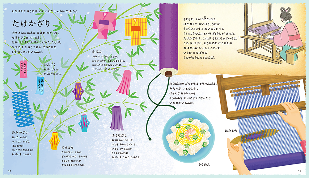 絵本「しっているかな？ なつのぎょうじ」の中面4