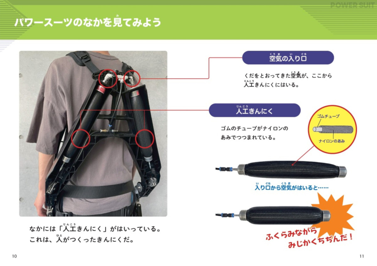 絵本「着るロボット！」の中面2