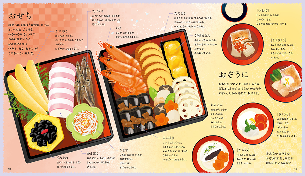 絵本「しっているかな? ふゆのぎょうじ」の中面4