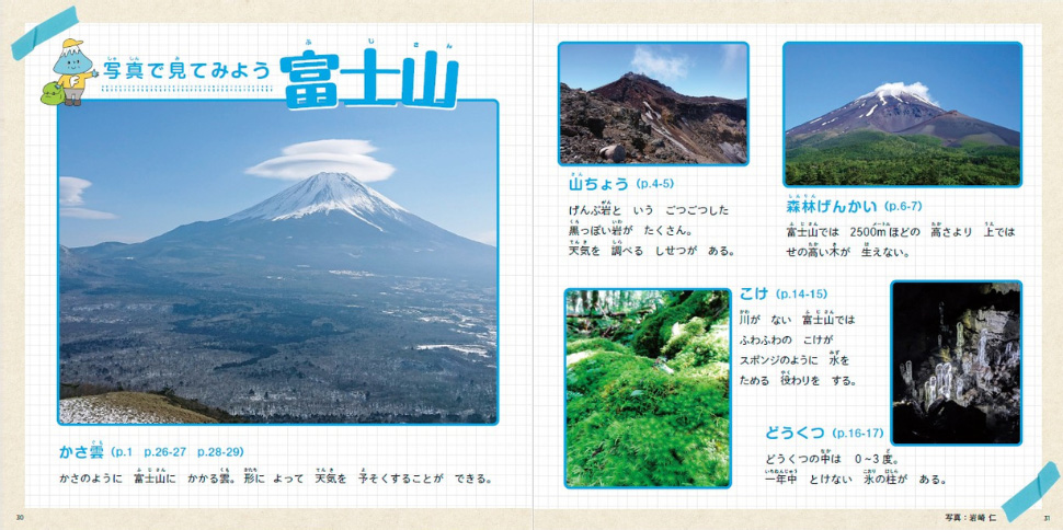 絵本「富士山と生きている」の中面3