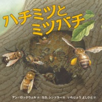 絵本「ハチミツとミツバチ」の表紙（サムネイル）