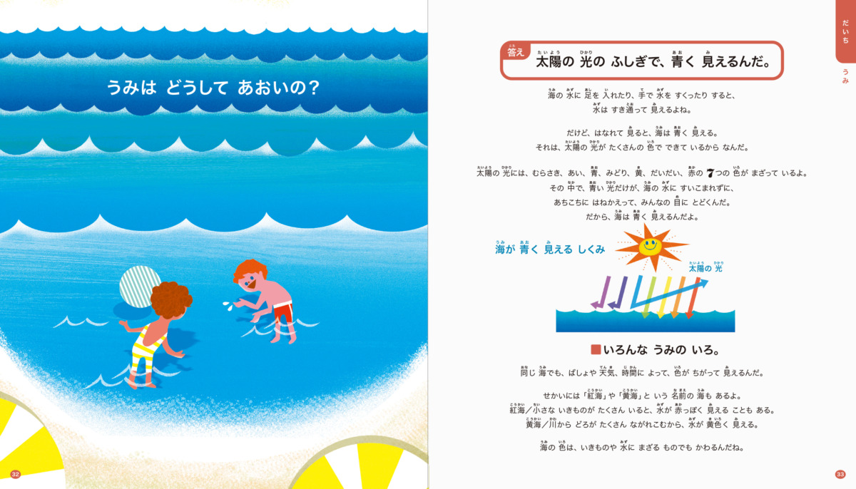 絵本「はじめての なぜなにふしぎ えほん しぜんの ぎもん」の中面3